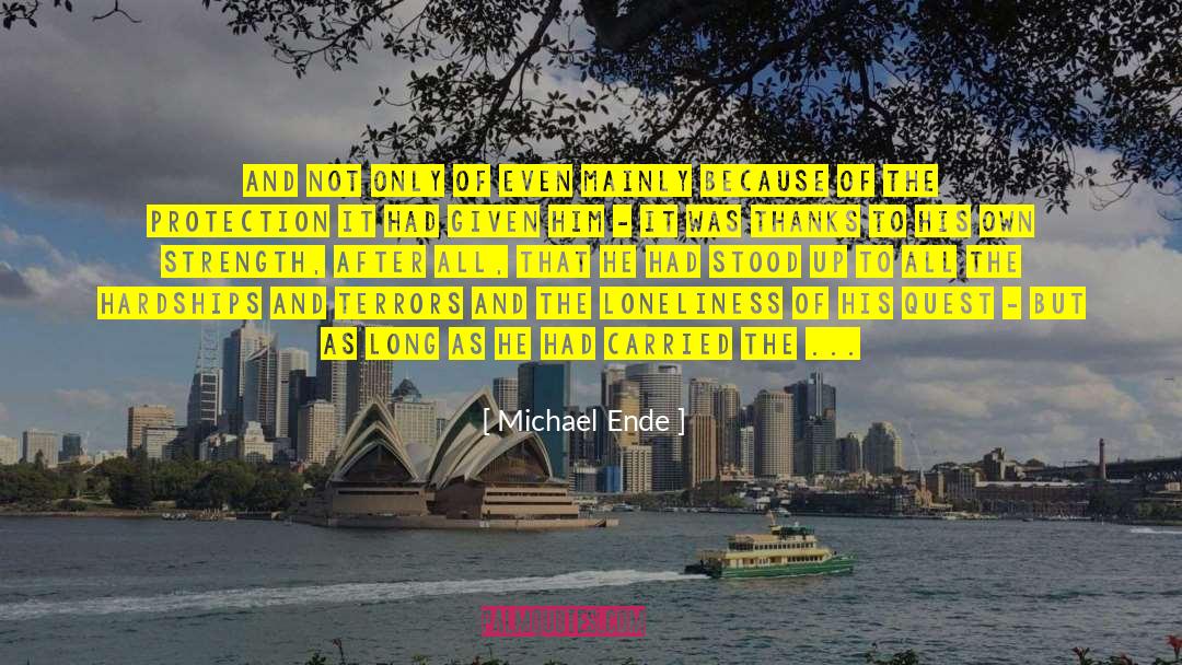 Service Strength quotes by Michael Ende