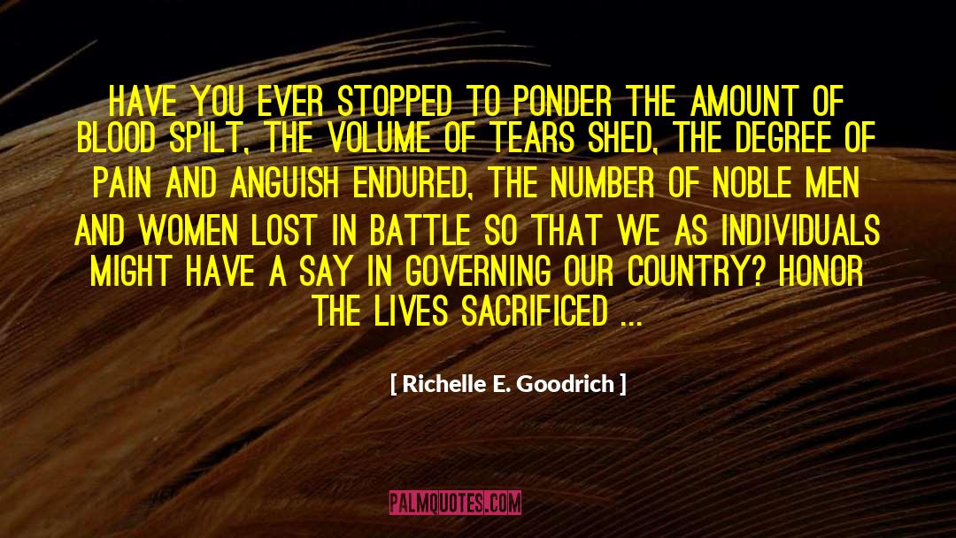 Serviceman quotes by Richelle E. Goodrich