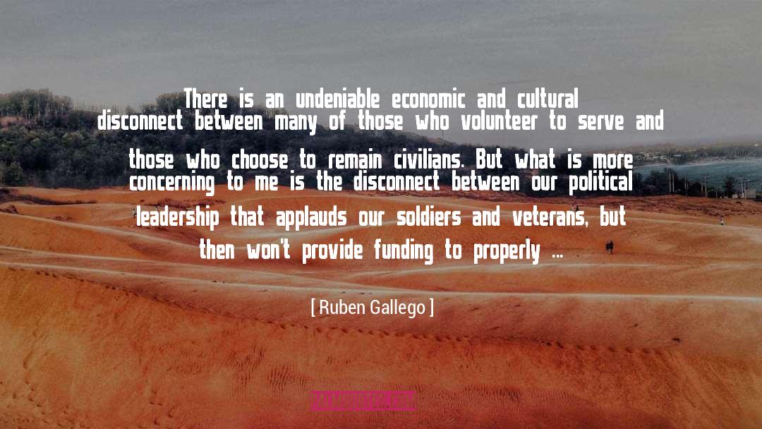Servicemen quotes by Ruben Gallego