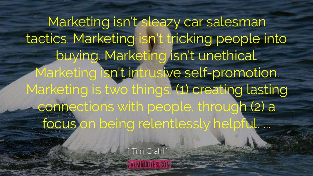 Services Marketing quotes by Tim Grahl
