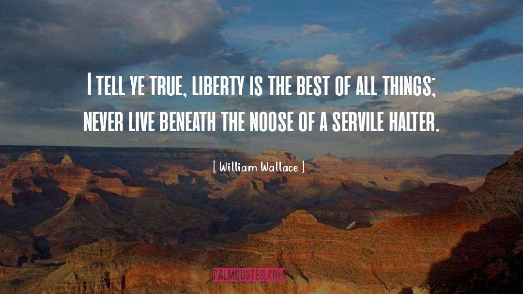 Servile quotes by William Wallace