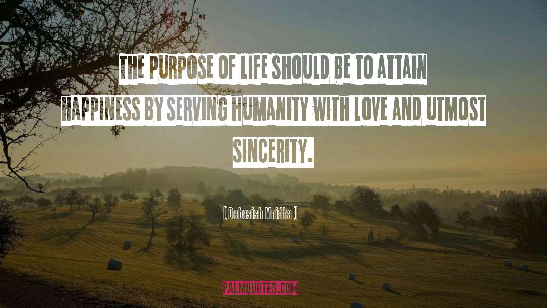 Serving Humanity quotes by Debasish Mridha