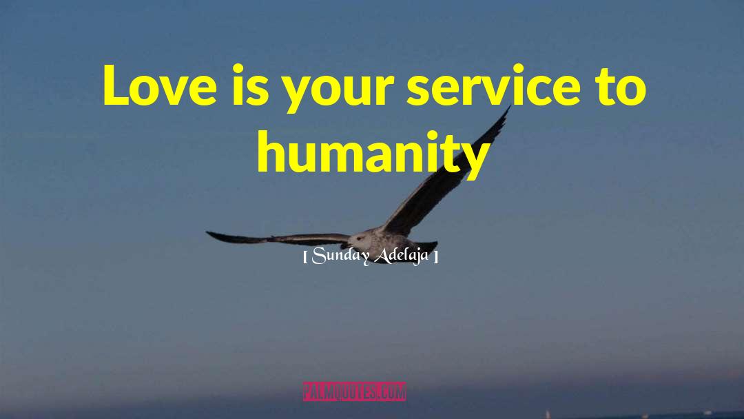 Serving Humankind quotes by Sunday Adelaja