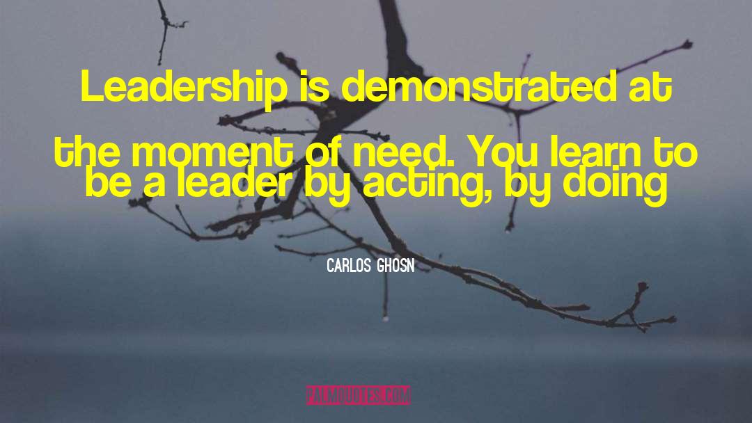 Serving Leader quotes by Carlos Ghosn