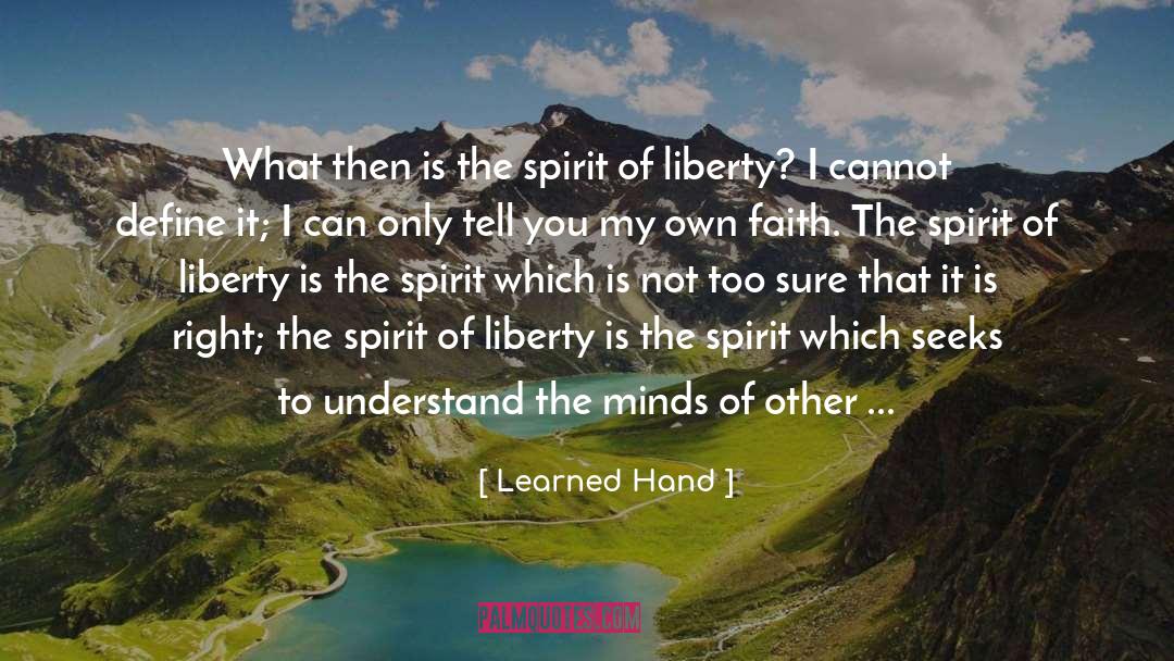 Serving Mankind quotes by Learned Hand