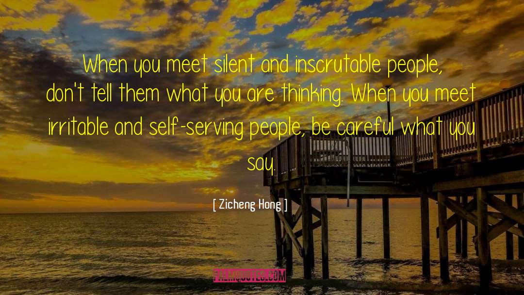 Serving People quotes by Zicheng Hong