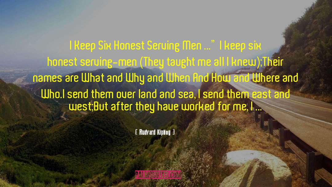 Serving The Homeless quotes by Rudyard Kipling