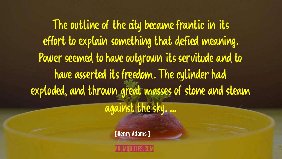 Servitude quotes by Henry Adams