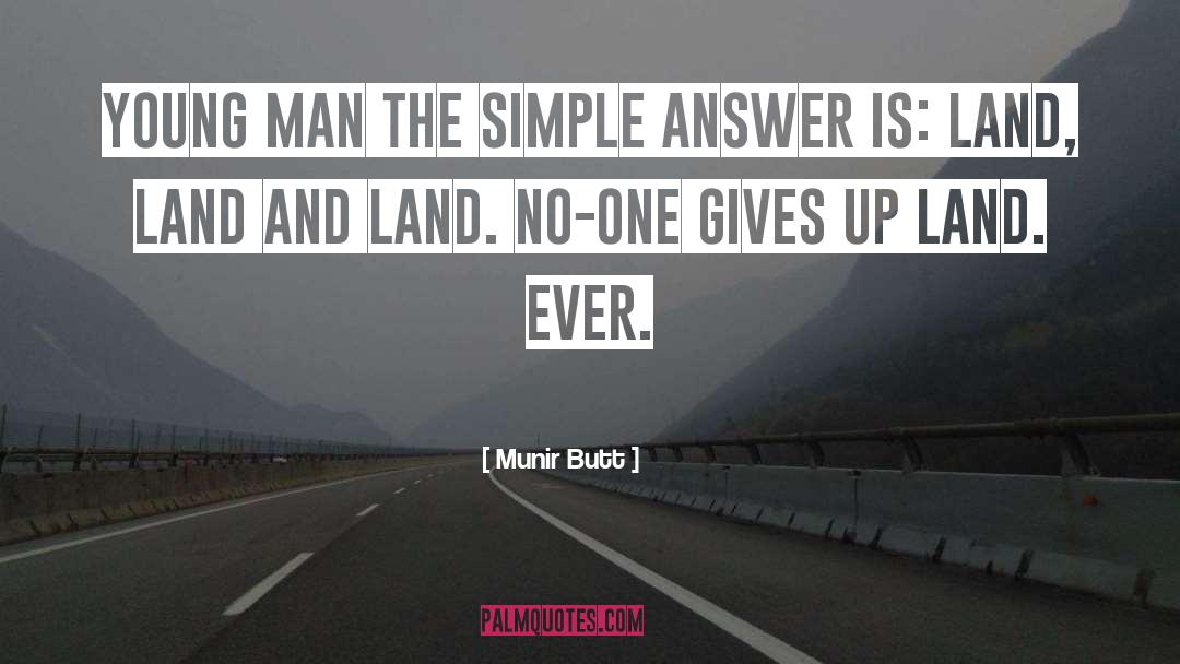 Servitudes Over Land quotes by Munir Butt