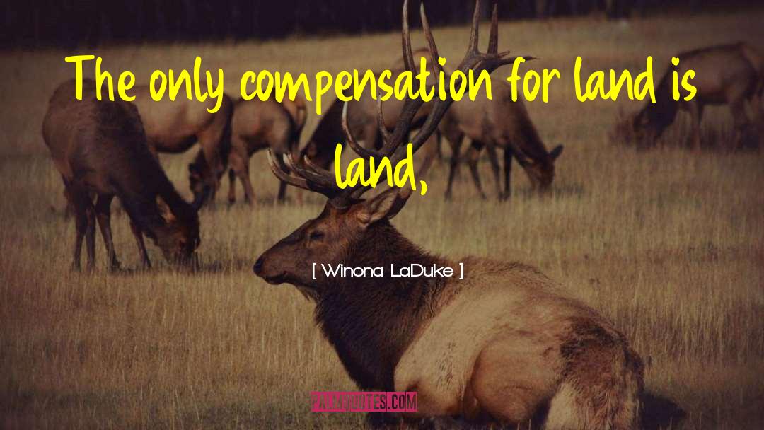 Servitudes Over Land quotes by Winona LaDuke