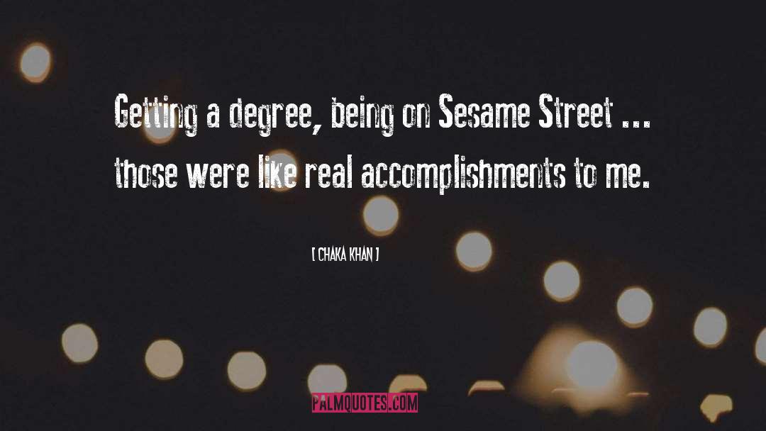 Sesame Street quotes by Chaka Khan
