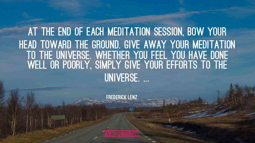 Session quotes by Frederick Lenz