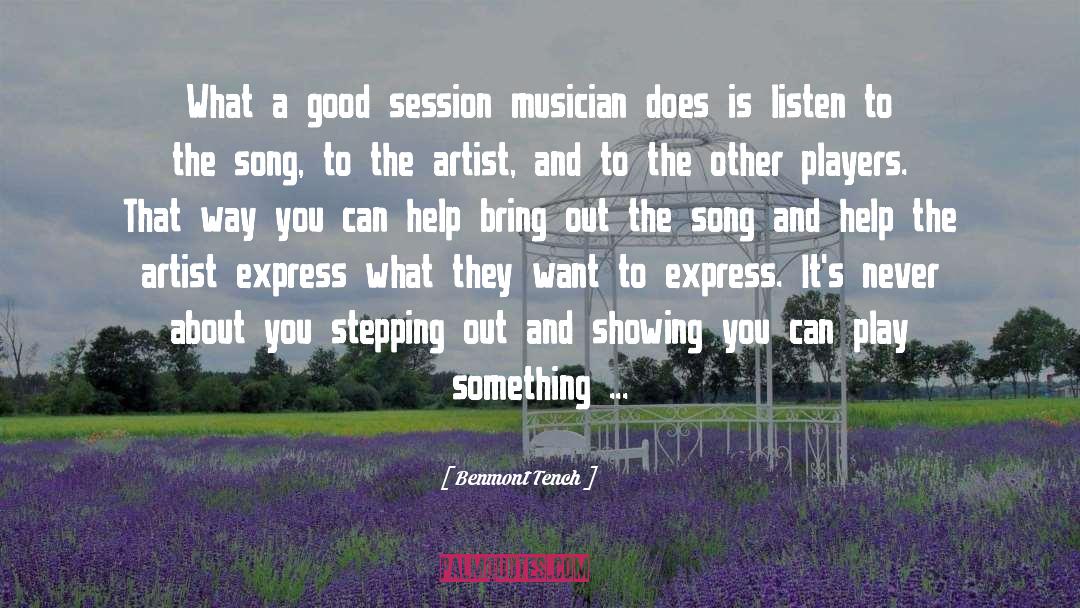 Session quotes by Benmont Tench
