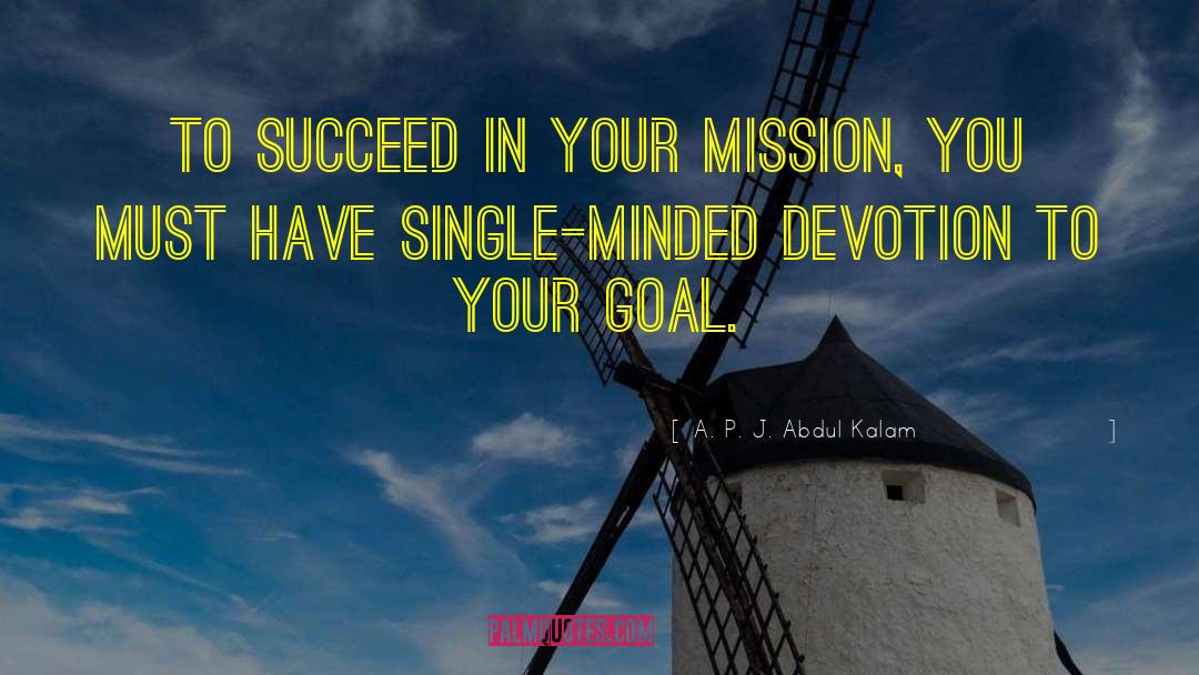 Set A Goal quotes by A. P. J. Abdul Kalam