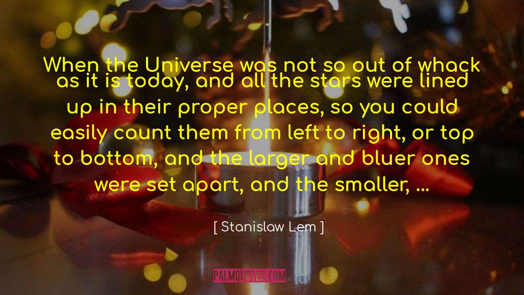 Set Apart quotes by Stanislaw Lem