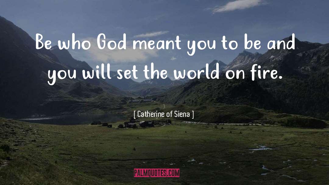 Set The World On Fire quotes by Catherine Of Siena