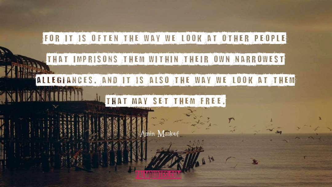 Set Them Free quotes by Amin Maalouf