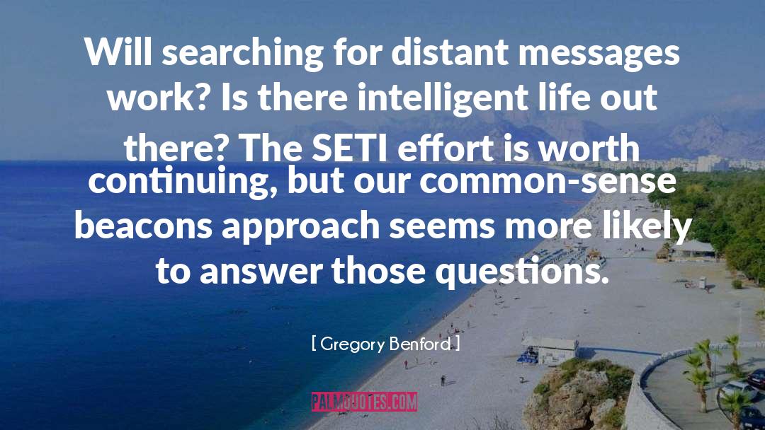 Seti quotes by Gregory Benford