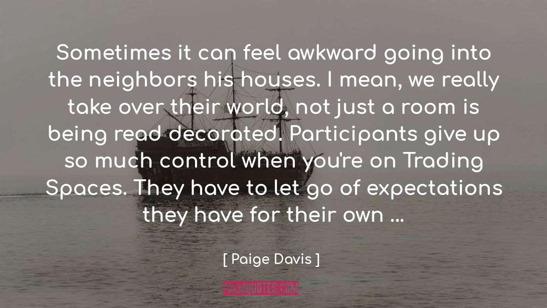 Sets quotes by Paige Davis