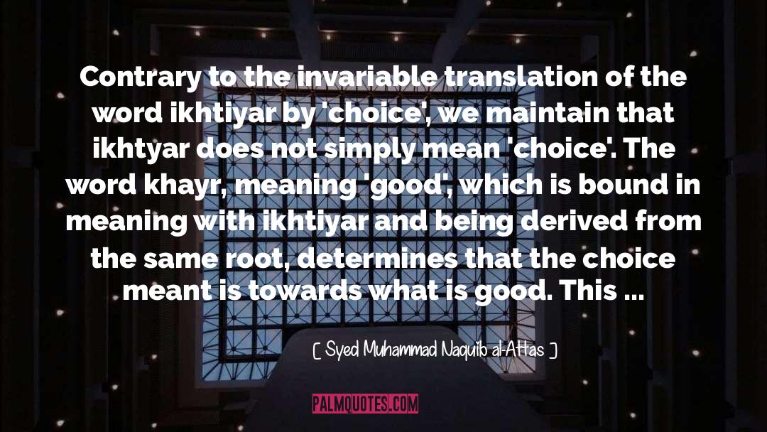 Setswana Translation quotes by Syed Muhammad Naquib Al-Attas