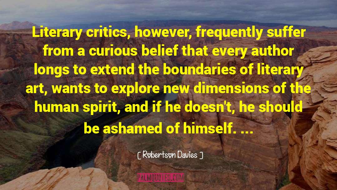 Setting Boundaries quotes by Robertson Davies