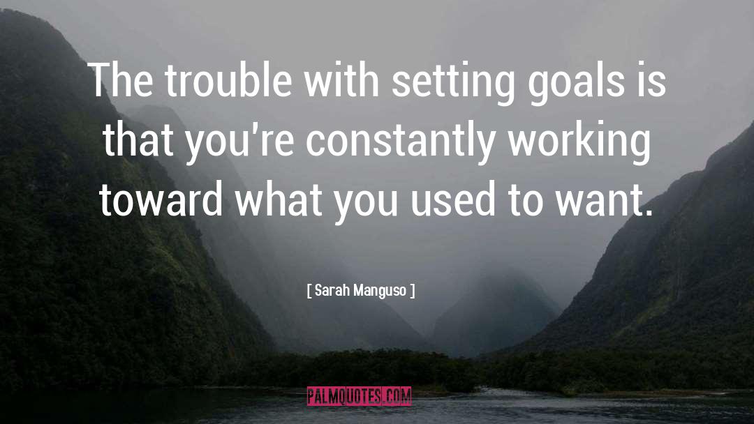 Setting Goals quotes by Sarah Manguso