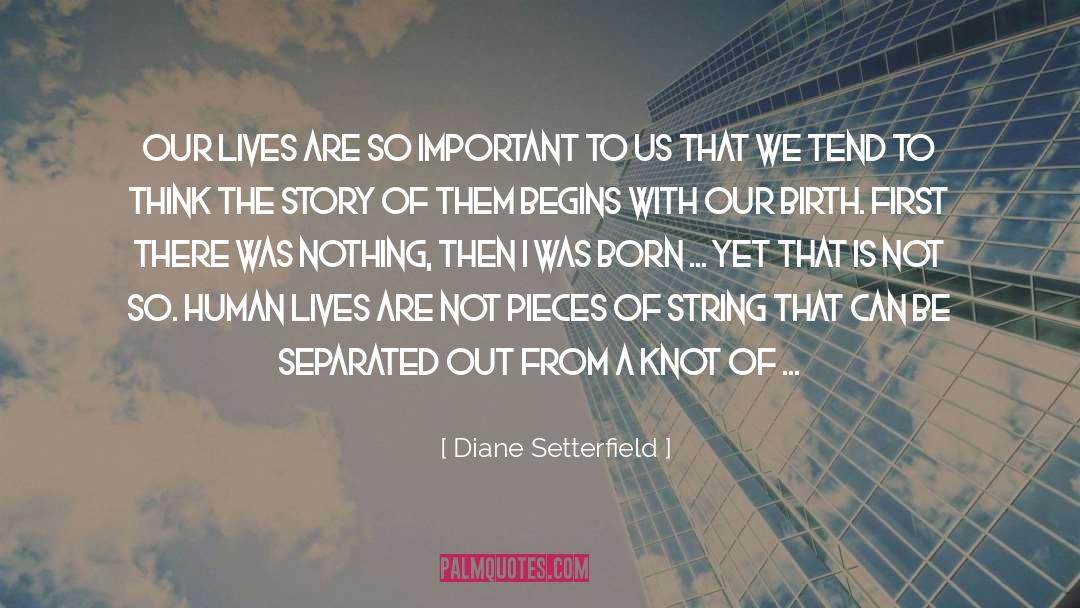 Setting Of A Story quotes by Diane Setterfield