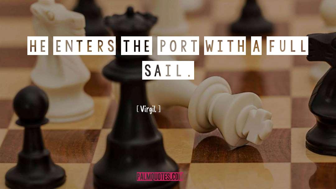 Setting Sail quotes by Virgil