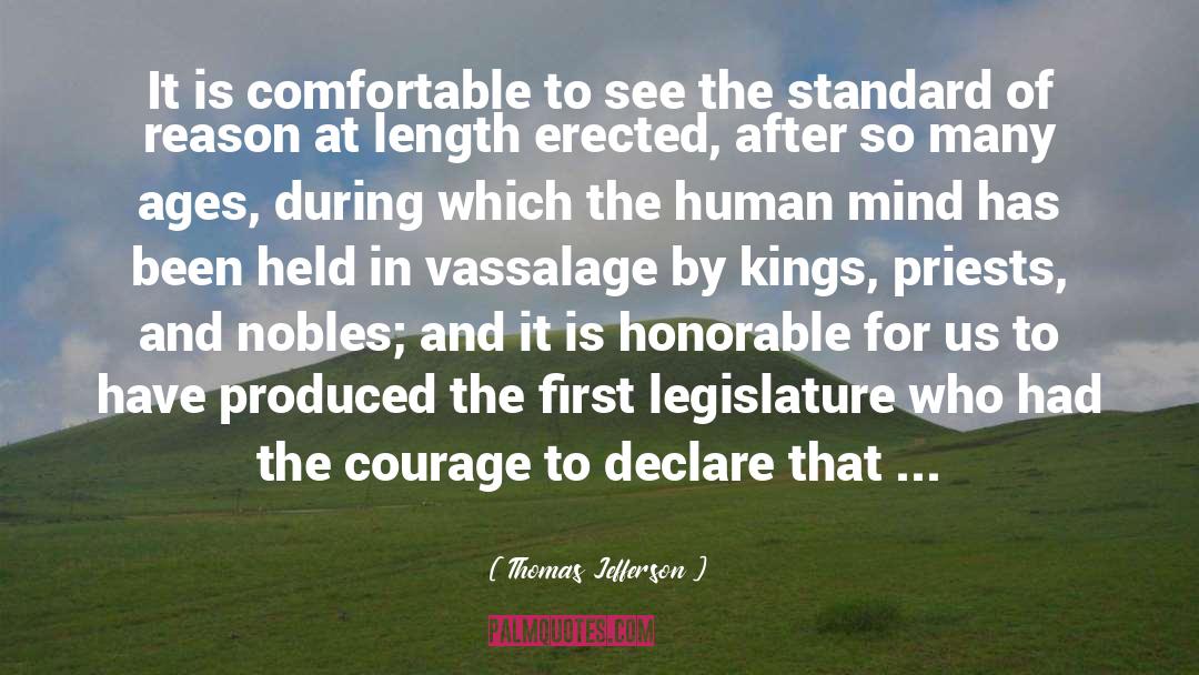 Setting Standards quotes by Thomas Jefferson
