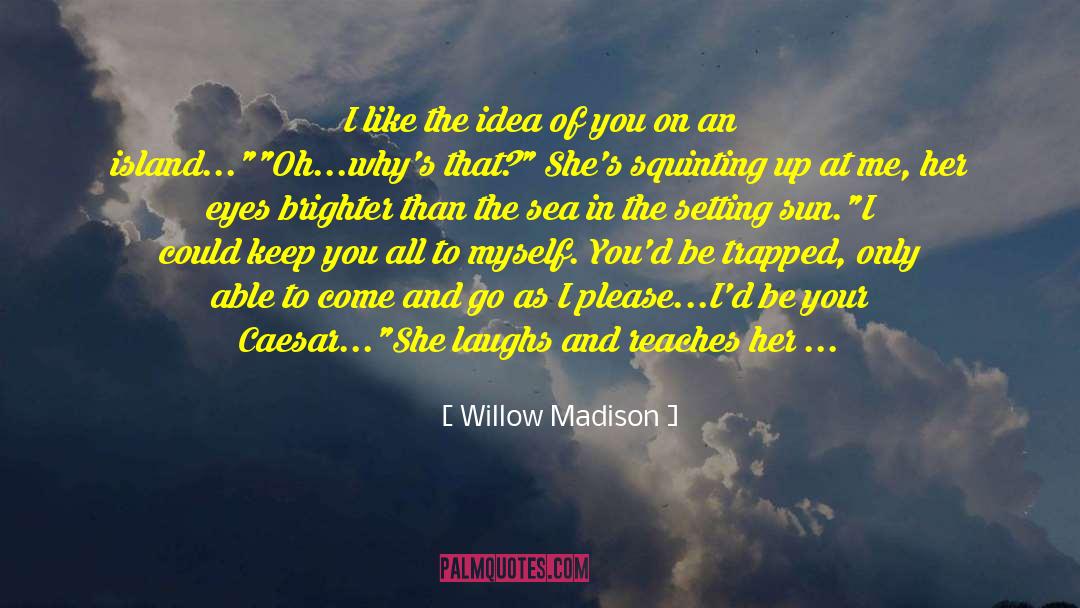 Setting Sun quotes by Willow Madison