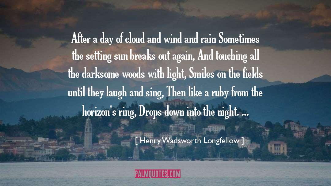 Setting Sun quotes by Henry Wadsworth Longfellow