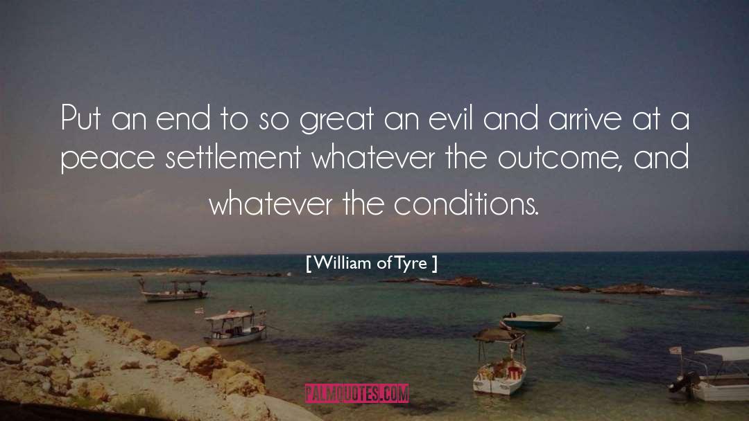 Settlement quotes by William Of Tyre