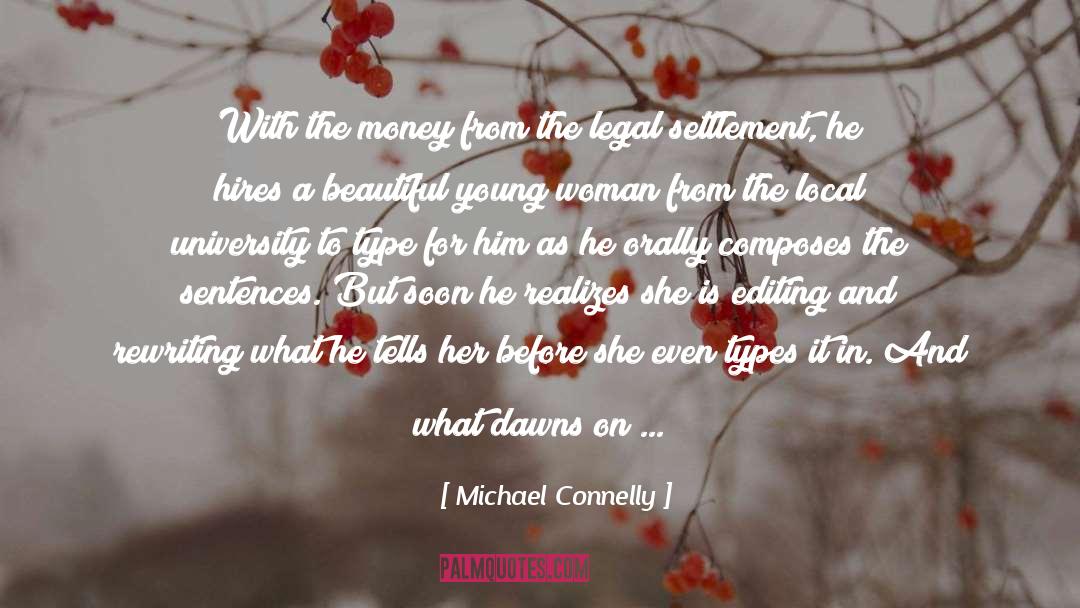 Settlement quotes by Michael Connelly
