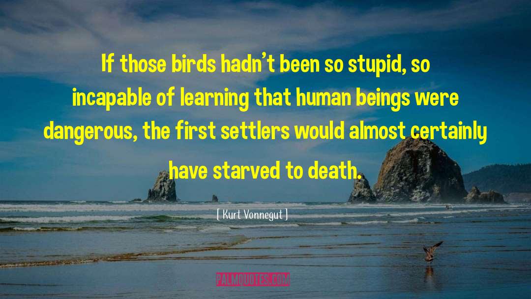 Settlers quotes by Kurt Vonnegut