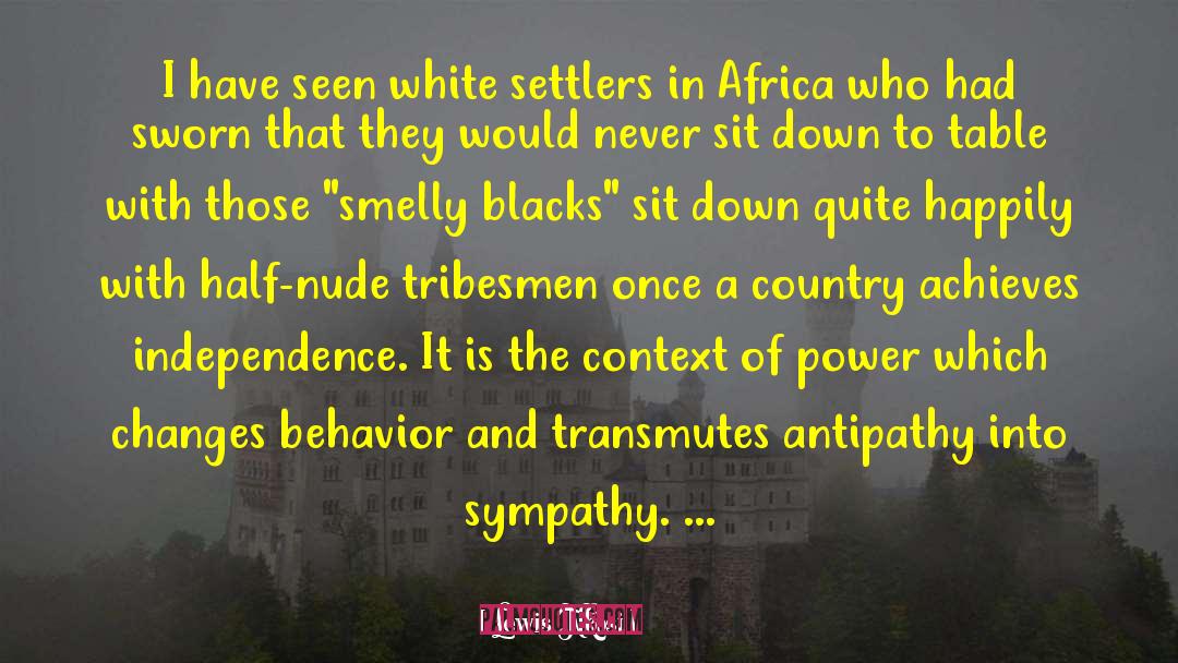 Settlers quotes by Lewis Nkosi