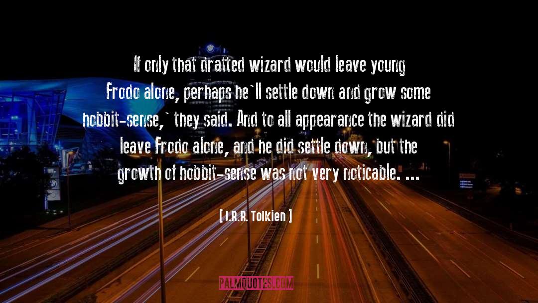 Settling Down Young quotes by J.R.R. Tolkien