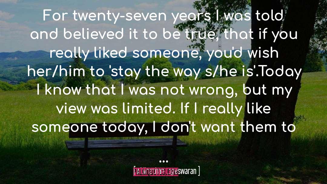 Seven Years quotes by Akilnathan Logeswaran