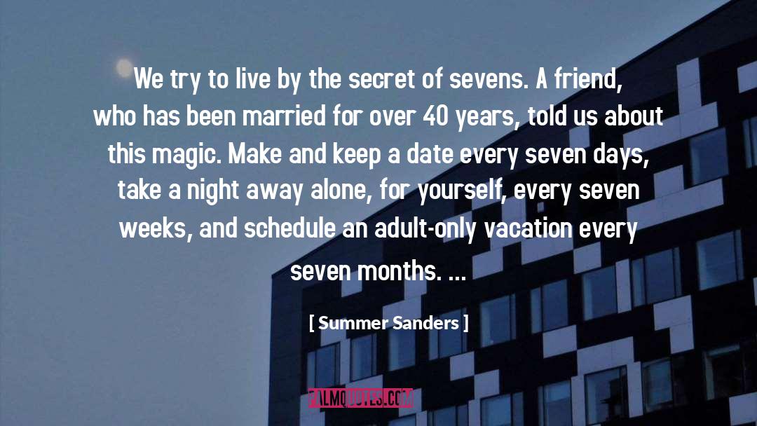 Sevens quotes by Summer Sanders