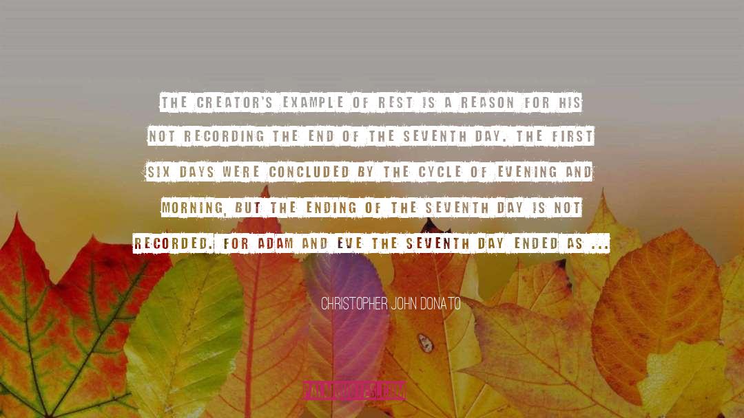 Seventh Day quotes by Christopher John Donato