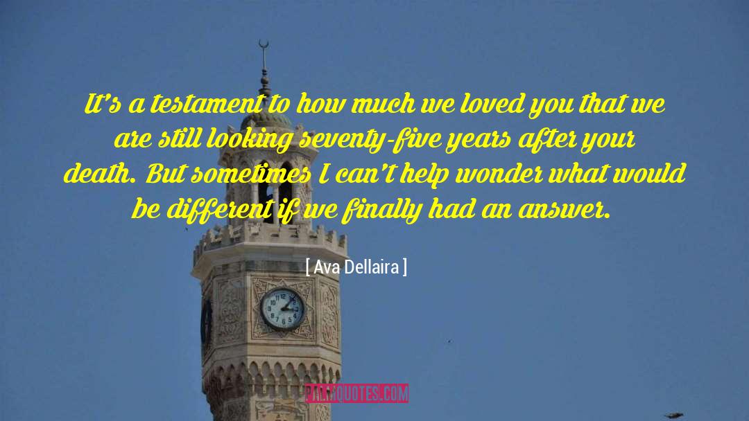 Seventy Five quotes by Ava Dellaira