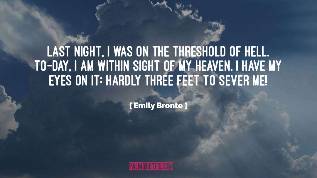 Sever quotes by Emily Bronte