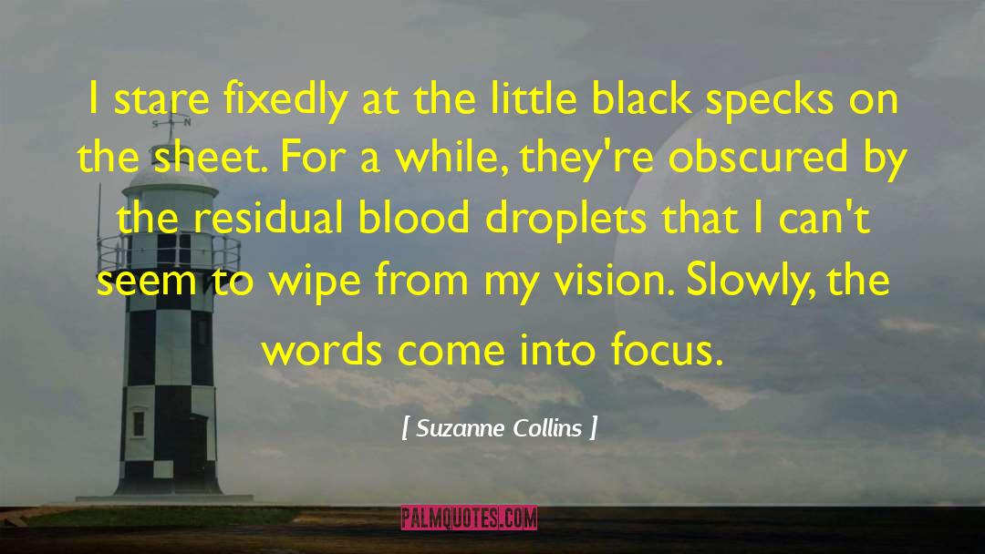 Severe Stare quotes by Suzanne Collins