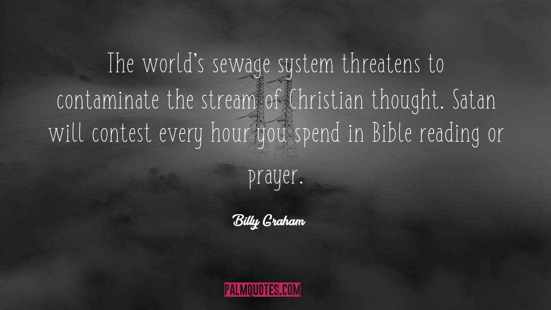 Sewage quotes by Billy Graham