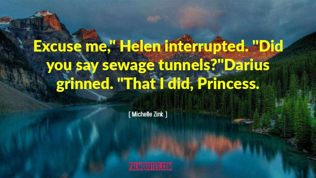 Sewage quotes by Michelle Zink