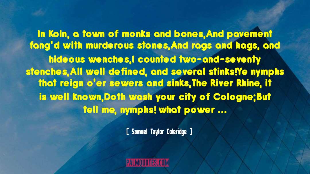 Sewers quotes by Samuel Taylor Coleridge