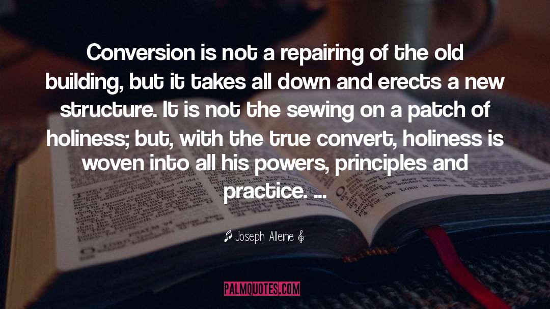 Sewing quotes by Joseph Alleine