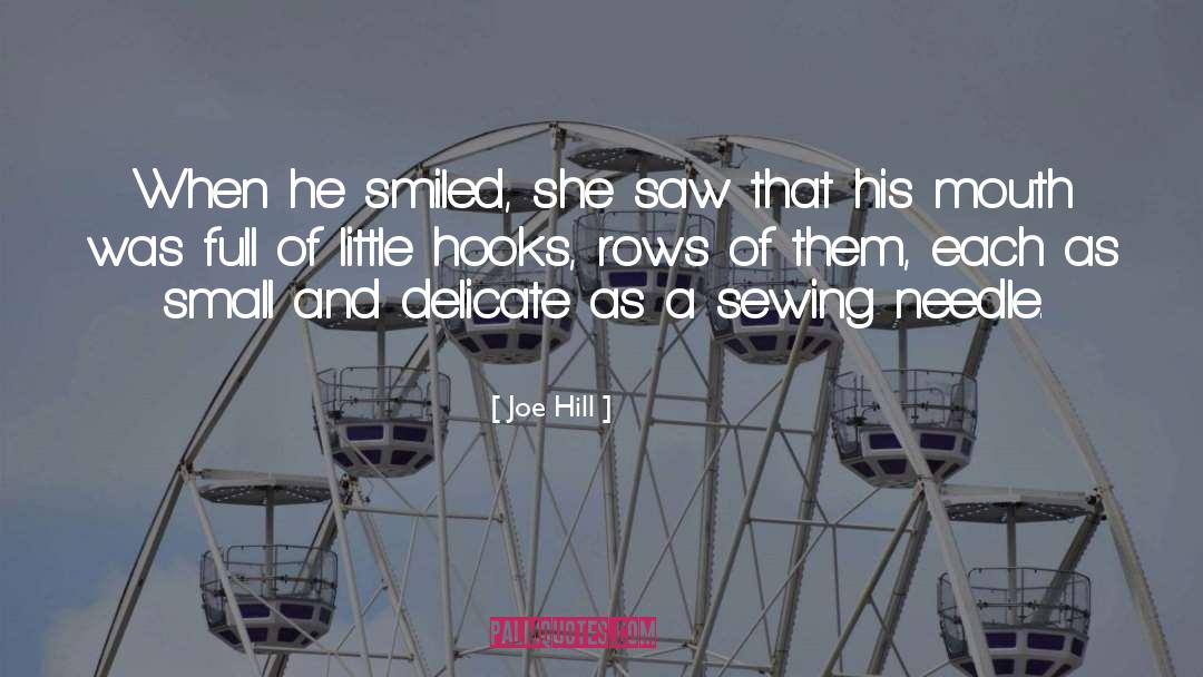 Sewing quotes by Joe Hill