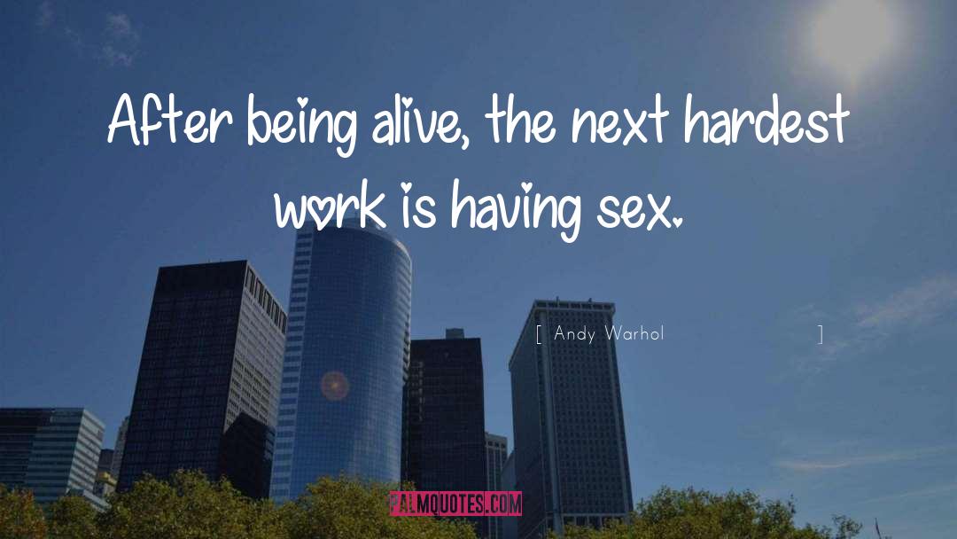 Sex After 60 quotes by Andy Warhol