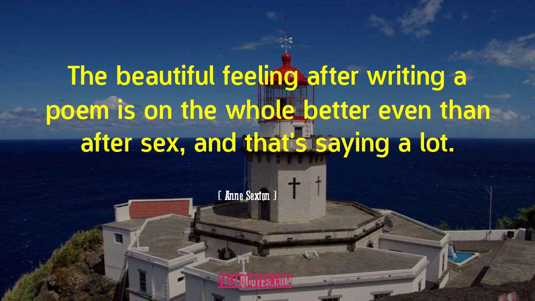 Sex After 60 quotes by Anne Sexton