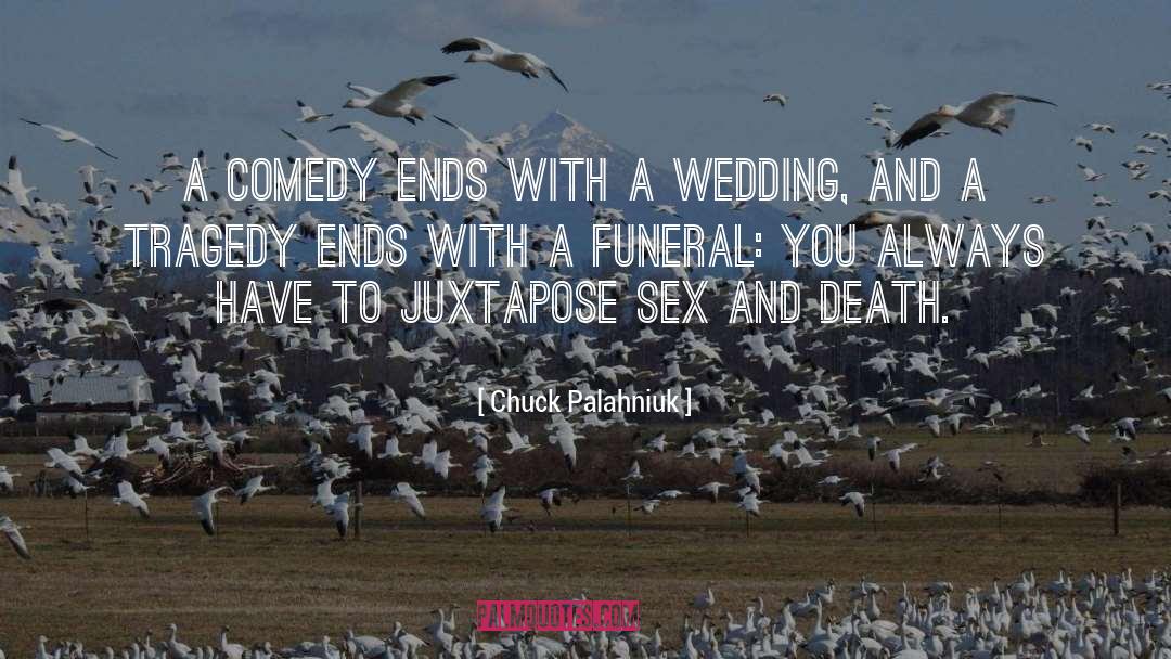 Sex And Death quotes by Chuck Palahniuk